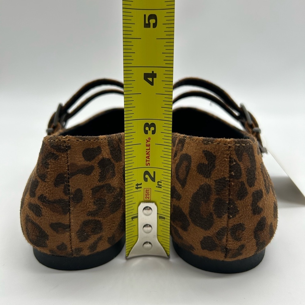 Arizona Jean Co AZ Helena Cheetah Women’s Mary Jane Flats 7.5 Leopard Print NWB - Picture 8 of 9